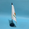 Black plastic pole