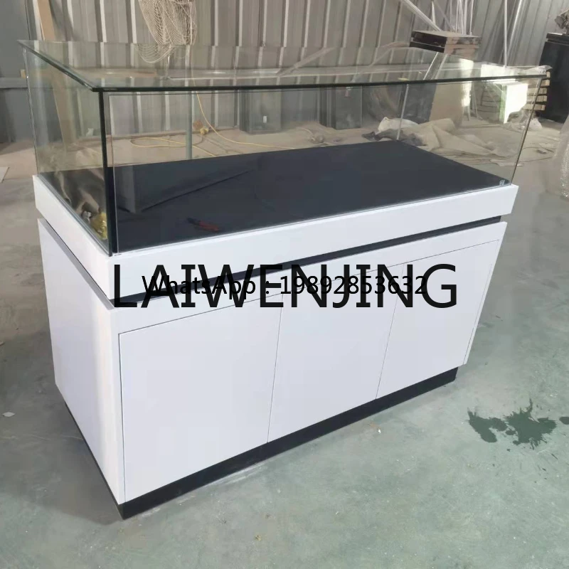 GZ-Z Glass Showcase Abrasive Tools Cultural Relics Exhibition Wooden Paint Counter Product Showcase
