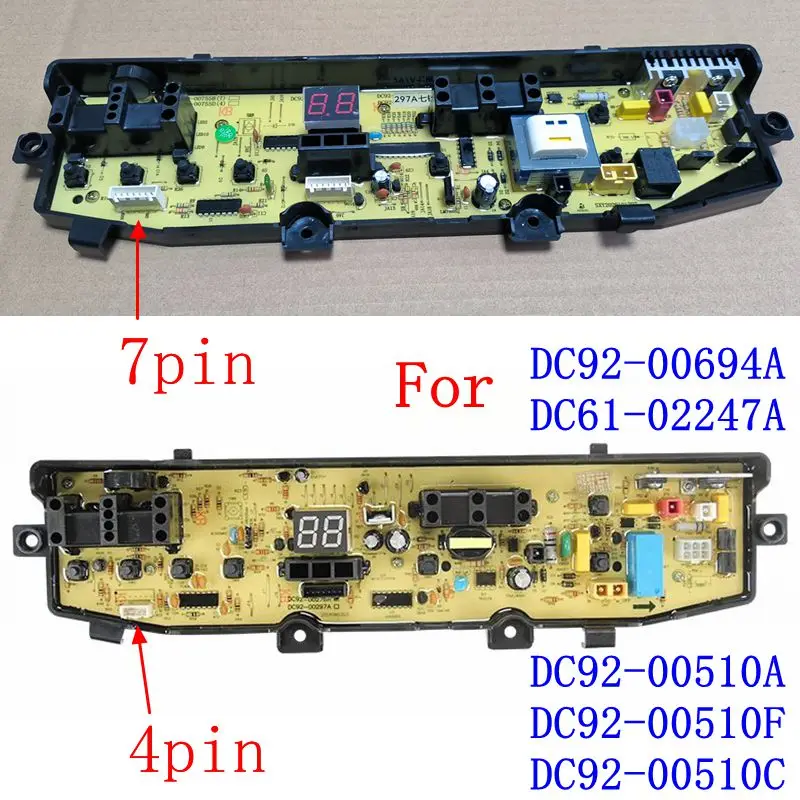 

NEW SAMSUNG WASHING MACHINE WA80G5F BOARD DC92-00694A DC61-02247A DC92-00510A/F/C BOARD PCB