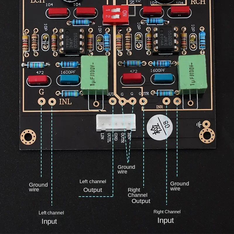 NvarcherVinyl Player NE5532 / LME49720NA MM MC Phono Amplifier Reference Germany DUAL Circuit
