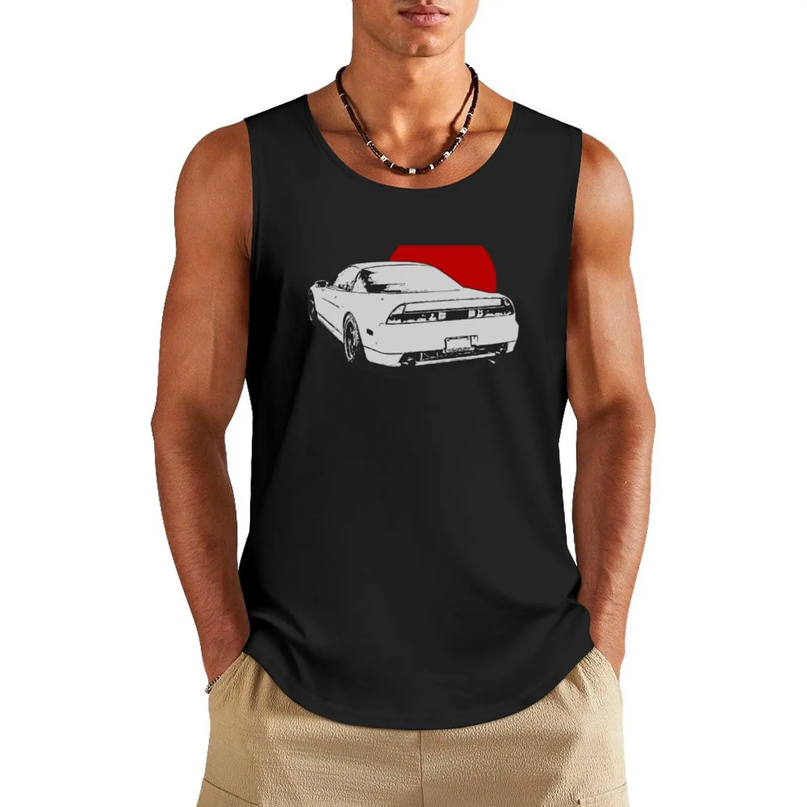 Sketched Oldschool JDM NSX Tank Top gym shirt man male top Body man men gym