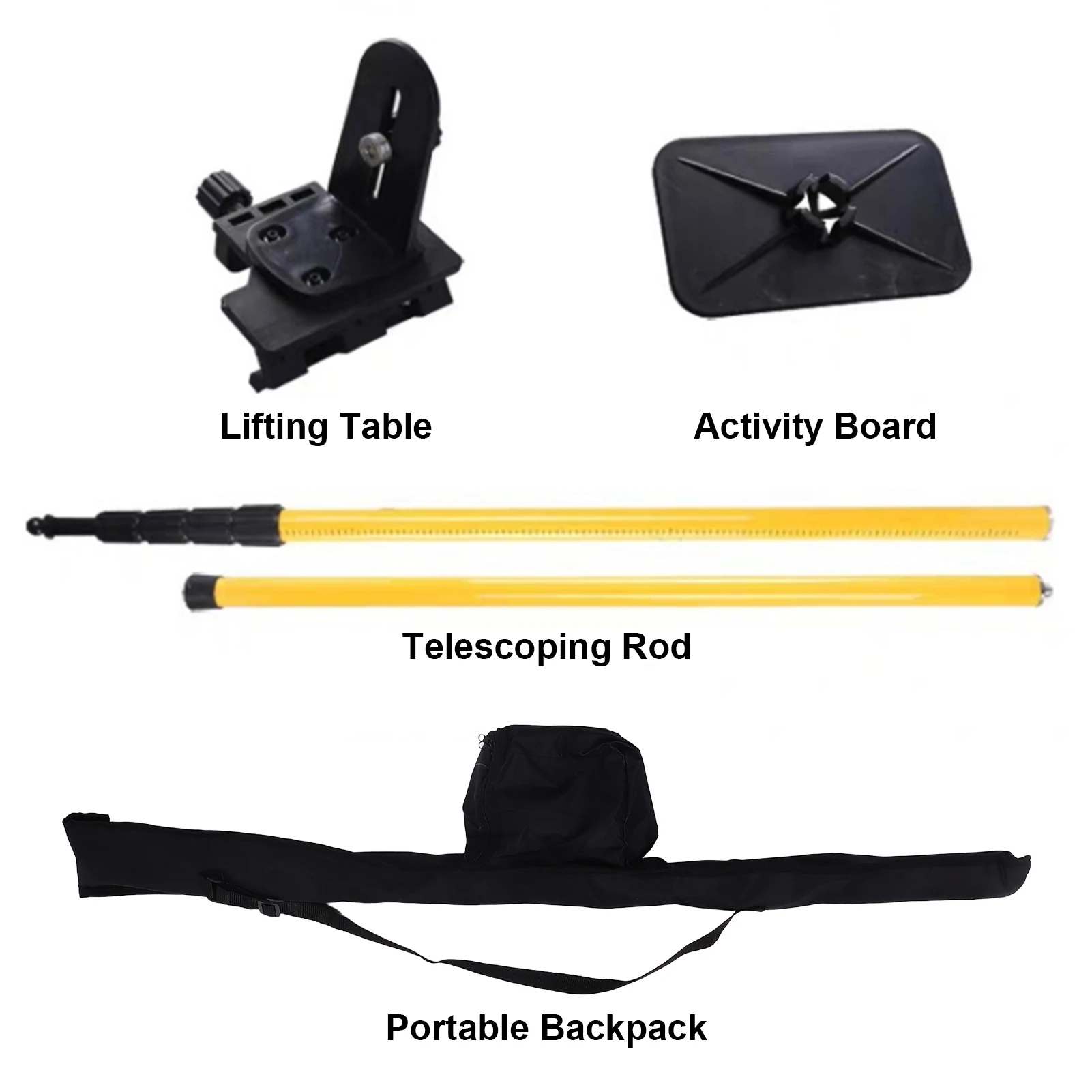 Palo di montaggio regolabile con palo telescopico per livellamento laser da 2,8 metri per accessori di livellamento laser rotanti e di linea