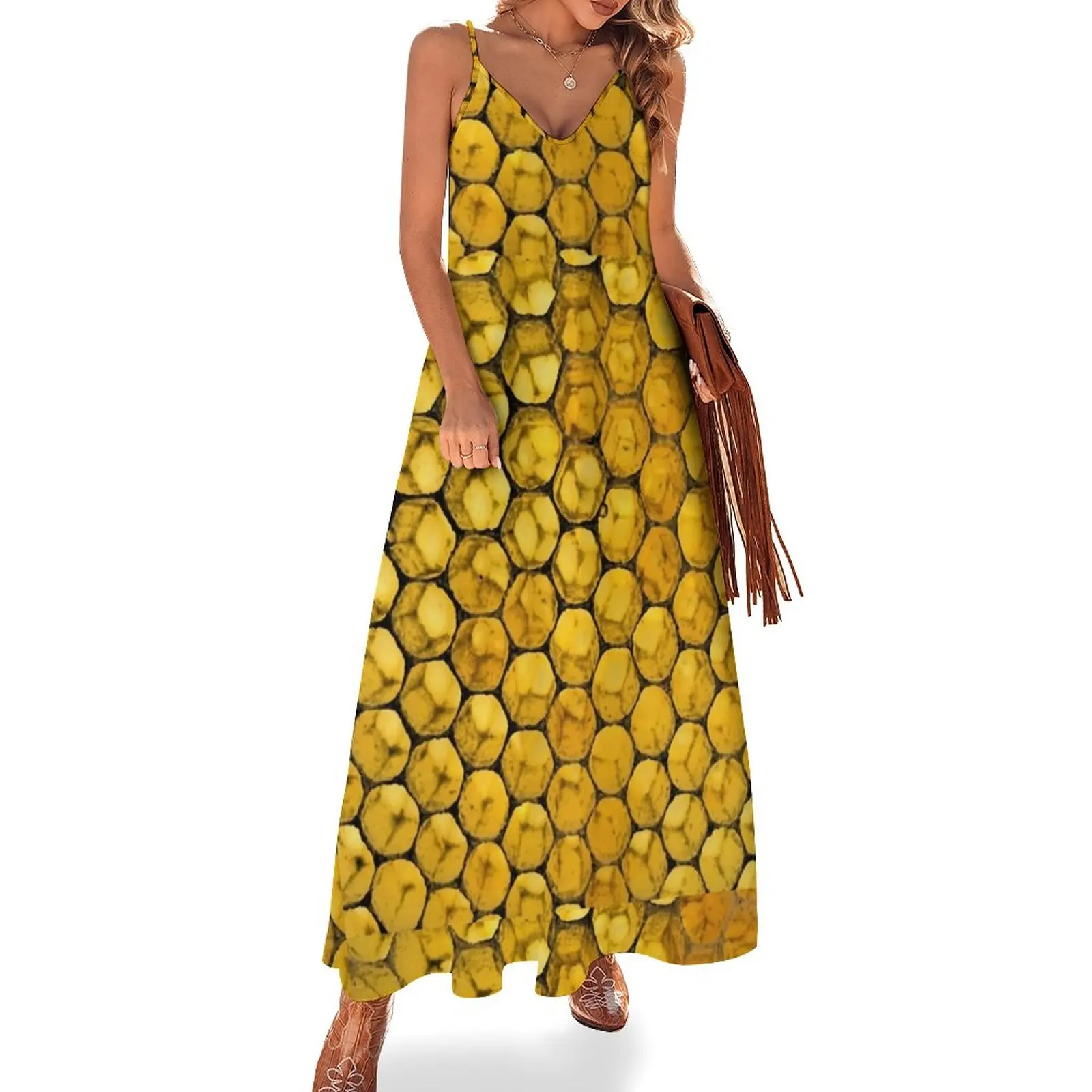 The Yellow Hive Sleeveless Dress Long dresses clothing women summer 2023