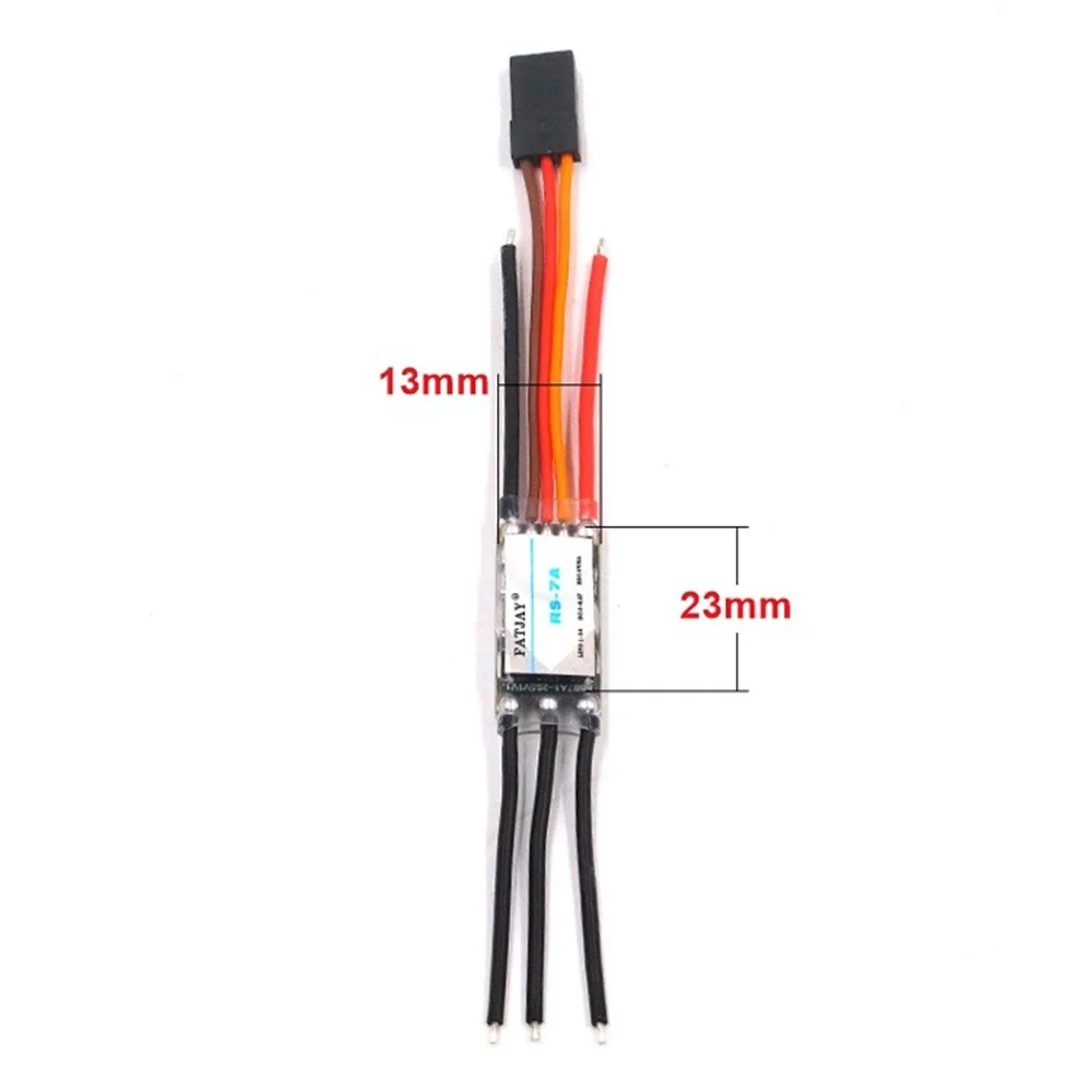 5g Weightless Brushless High-Speed ESC 7A 1-2S 5V/BEC for KT Board EPO Glider/Hand-Launch Plane Power Modification Fixed-wing