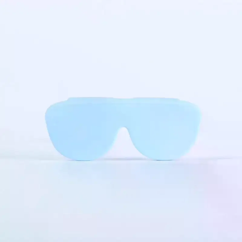 Simple Multi-colored Portable Silicone Glasses Case For Travel Silicone Protective Case For Sunglasses Glasses Storage Bag