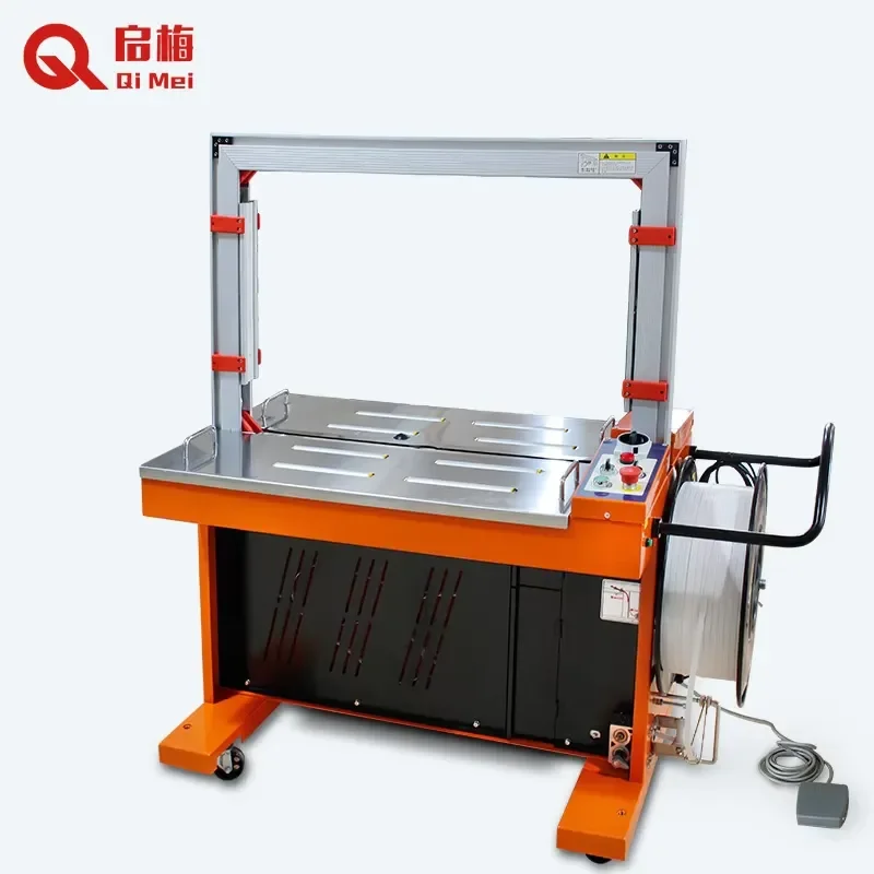 Good Price CE Semi-automatic PP Strap Bundle Box Strapping Banding Machine