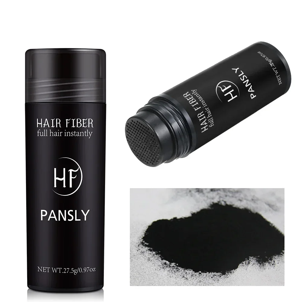 Hair Fiber Powder 27.5g Cover Sparse Hair Or Bald Spots Within 30 Seconds Plant Fibres Natural Dyes Hair Building Fibers