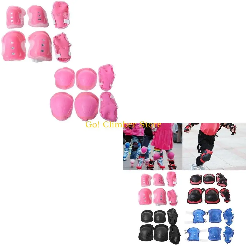 Q84C Kids Knee Pads Cycling Skating for Protection Elbow Guard Scooter Children Prote