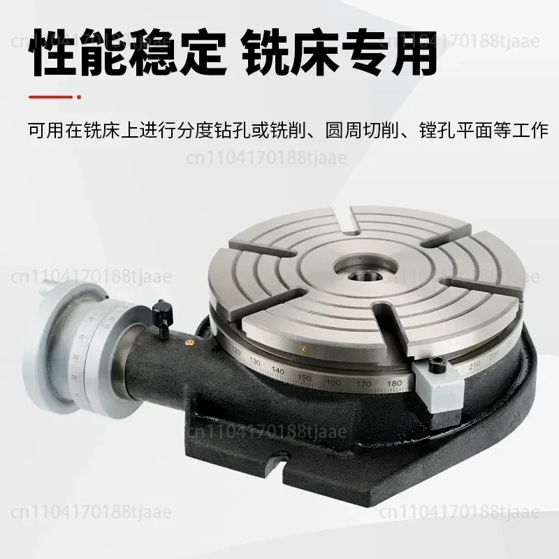 Milling Machine Horizontal Indexing Disc 8 Inches, Milling Machine Rotary Table, Splitter 6 Indexing Head, Manual Rotary