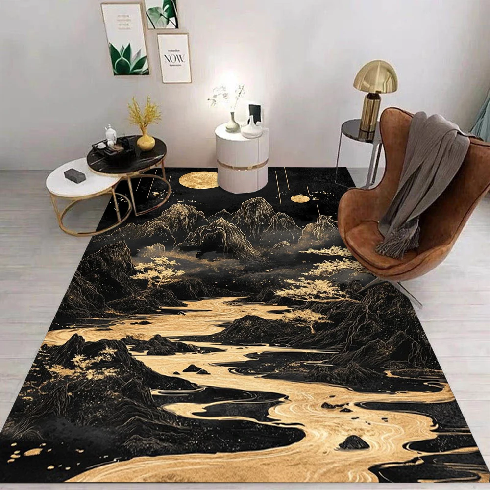 Çin Sanatı Tarzı Halı Altın Da - Home Decor Retailers incelemesi ve fiyatı
