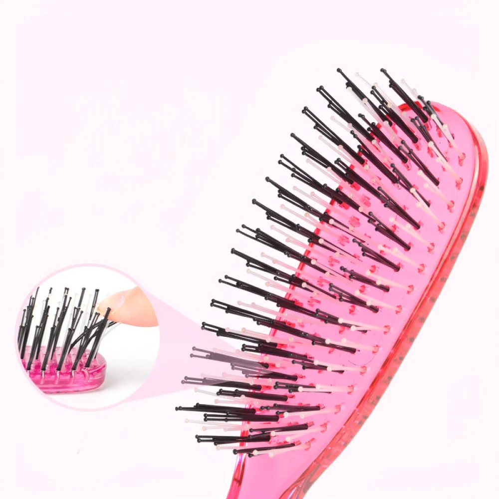 Scalp Massage Brush Hair Detangling Comb Portable Styling Tool Wet Dry Use Professional Hairdressing Accessory PC