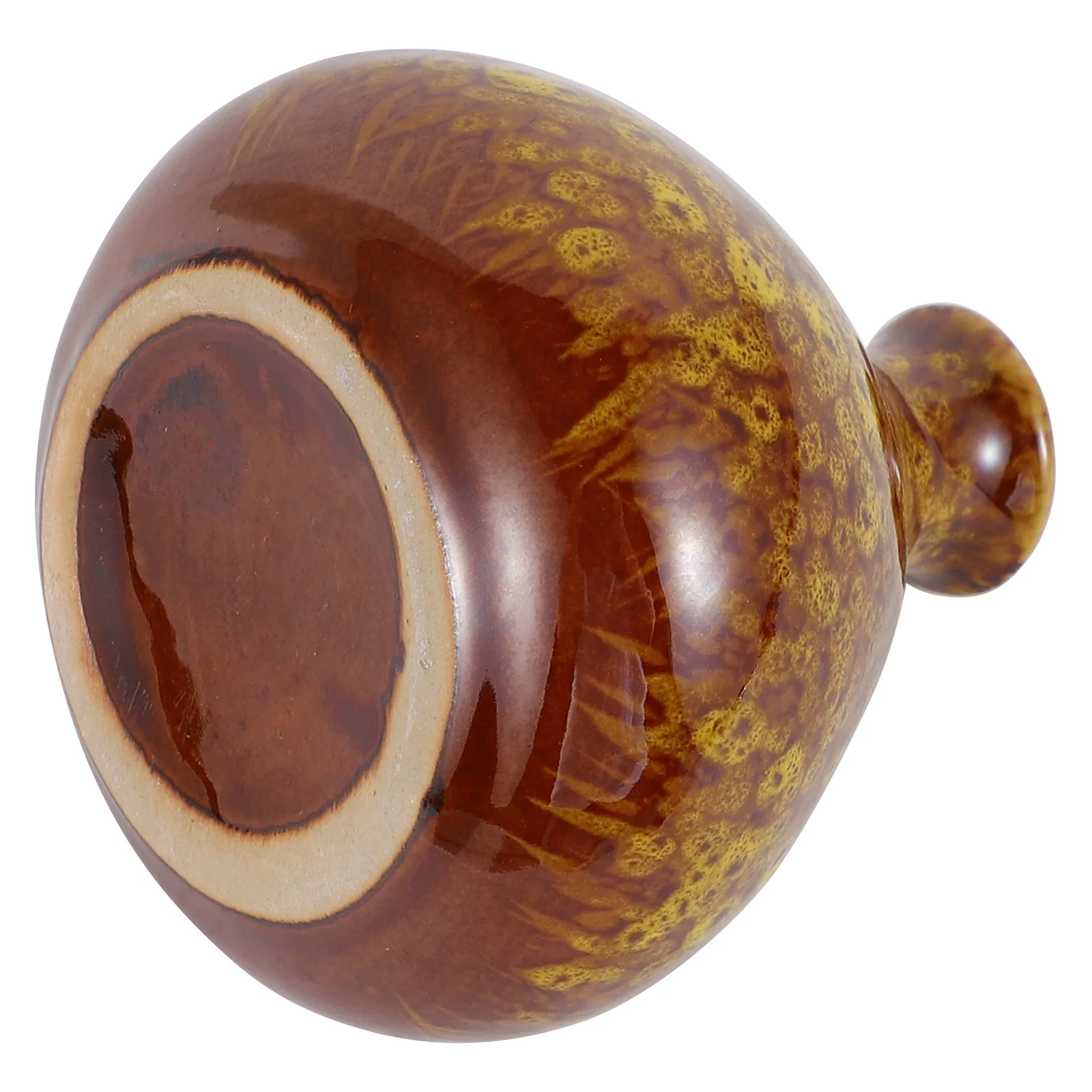 

1Pcs Artistic Kiln Change Ceramic Vase Stylish Floral Arranging Holder Exquisite Compact Tabletop Vase for Home Decor Gift