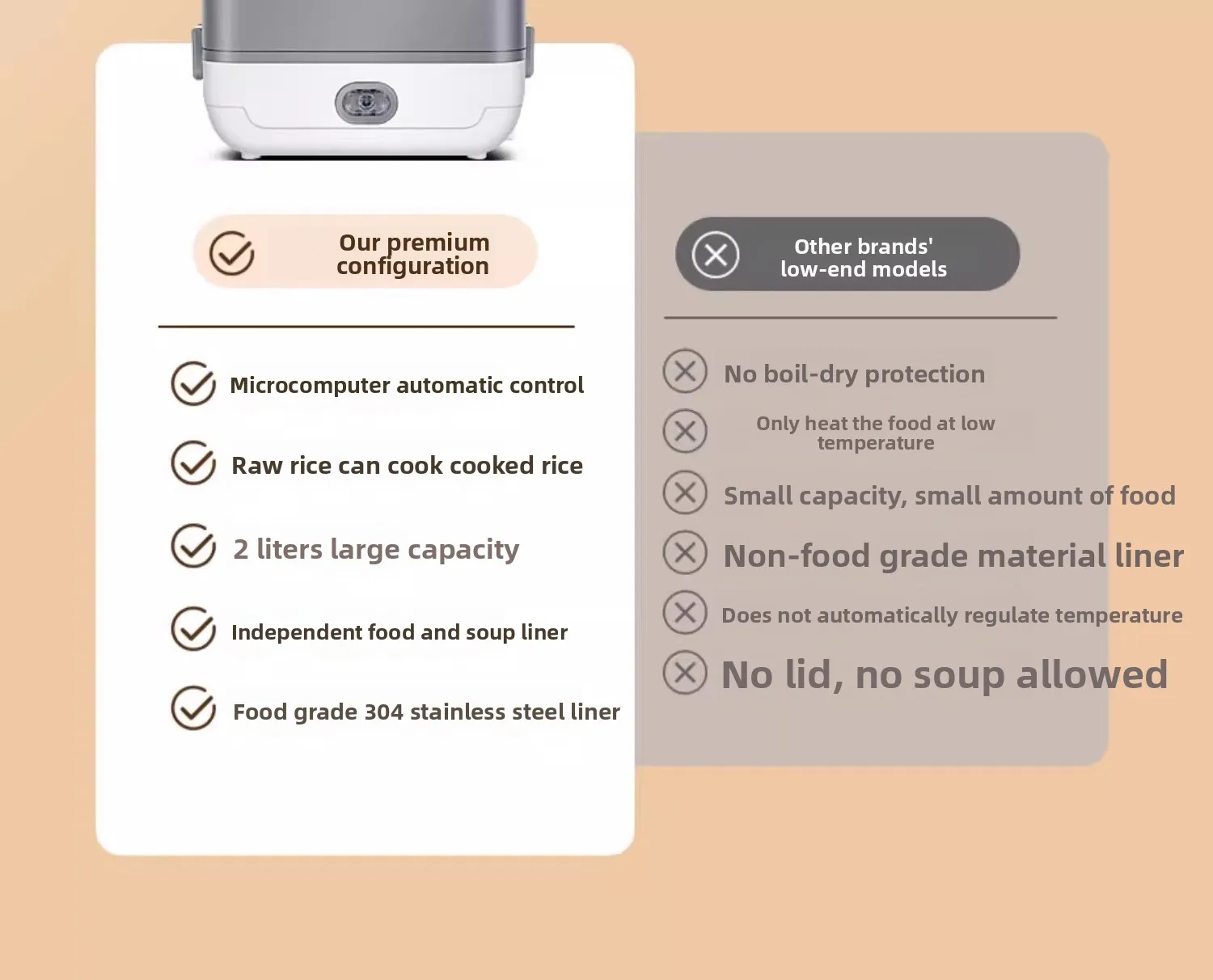 2025 صندوق غداء كهربائي جديد، التدفئة والحفاظ على الحرارة، صندوق بينتو المكونات، المنزلية المحمولة #6