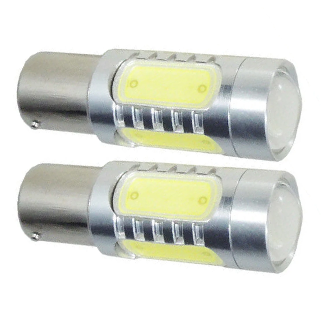 2pcs/Set White Car Truck LED Turn Signal Light Bulb 1156 7506 1156A P21W BA15S 12-24V