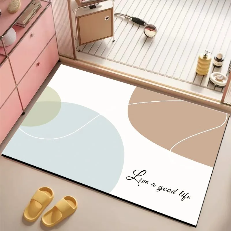 سجادة حمام عصرية بتصميم فني تج - مراجعة Home Bathroom Colors وسعره