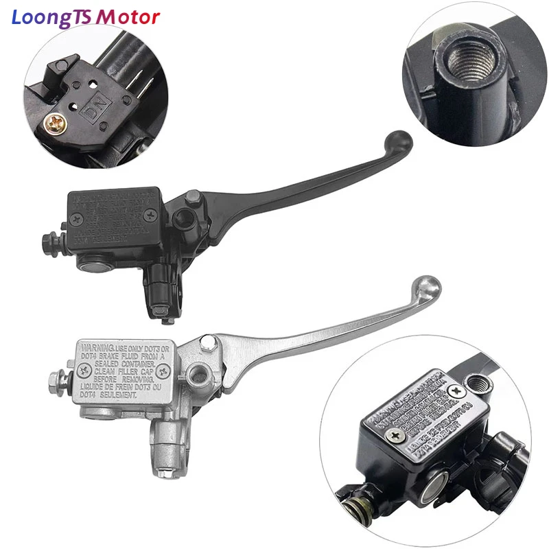 

Motorcycle Right Front Brake Master Cylinder Hydraulic Pump Lever Accessories for Dirt Pit Bike ATV Quad Go Kart Moped Scooter