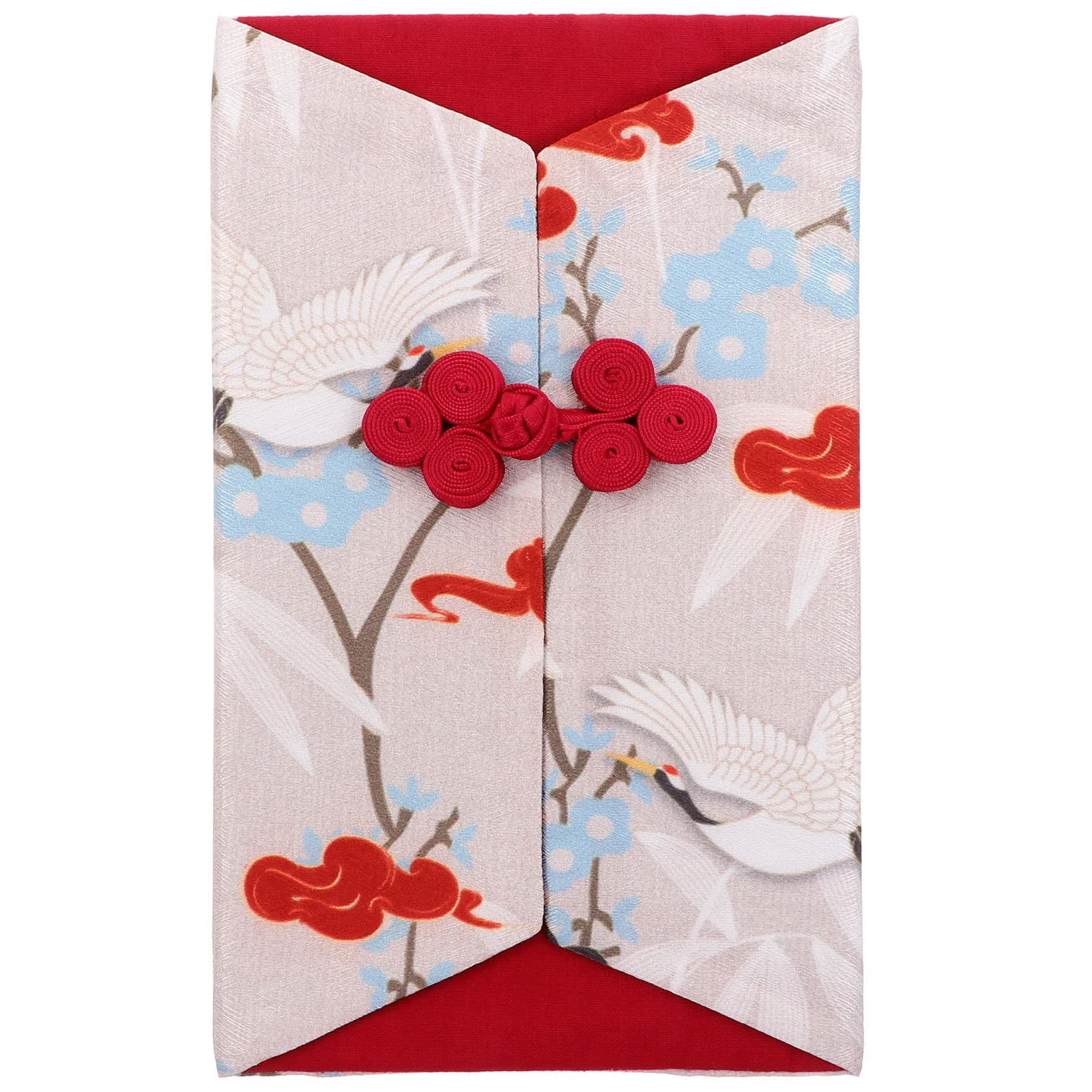 

1Pcs New Year Red Envelope Emulation Silk Chinese Style Festive Money Storage Bag for Gift Wedding Birthday Christmas Spring