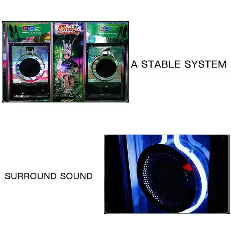 Nuovi prodotti Gioco arcade Revoluzione di danza interattiva Macchina arcade Macchina da gioco di ballo di divertimento Macchina da ballo musicale in vendita