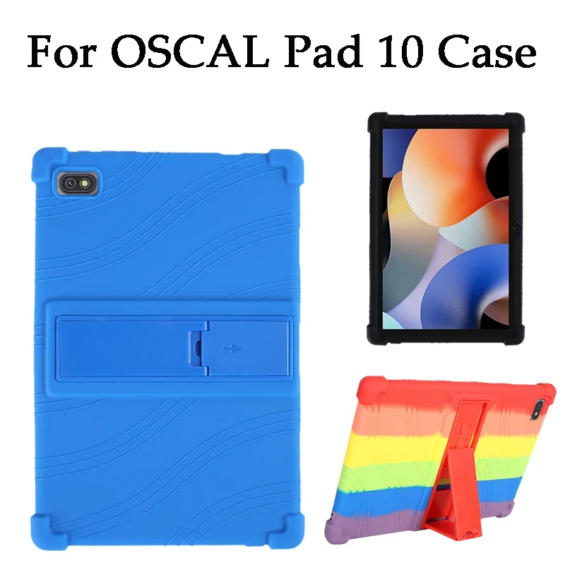 

For Blackview Oscal Pad 10 Tablet Case 10.1 Inch Soft Cover 2023 10.1'' Android 12 Tablet PC Silicon Case