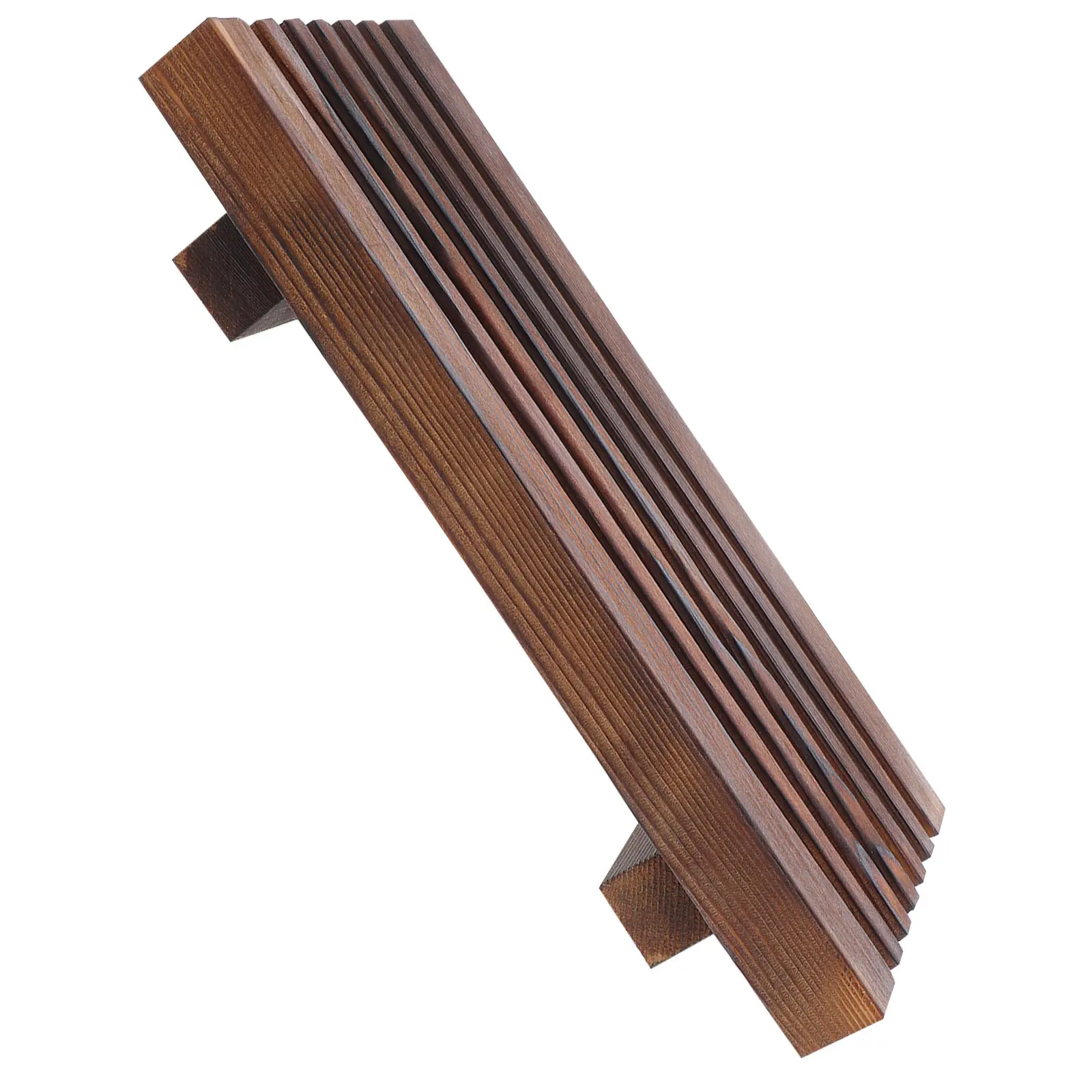 Wood Bathroom Tray Rustic Bathroom Countertop Organizer Wooden Vanity Tray Soap Dispenser Stand Decorative Wood Riser Sink