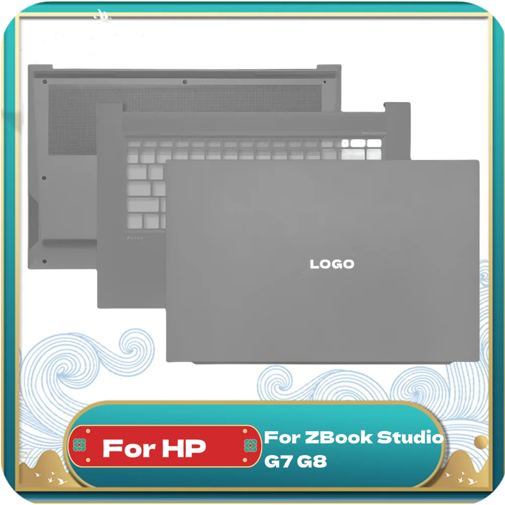 

NEW LCD Back Cover For HP ZBook Studio G7 G8 Laptop Upper Top Case Front Bezel Palmrest Bottom Case Hinges Cover M12859-001