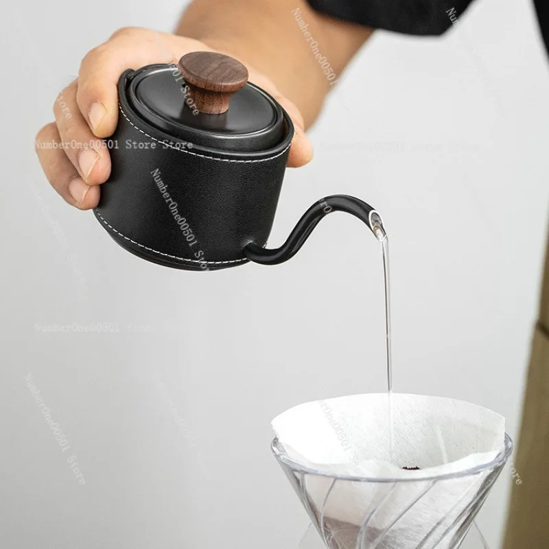 DG-XQMN Cute Q Gooseneck Kettle Hand Drip Coffee Pot for Home view 3