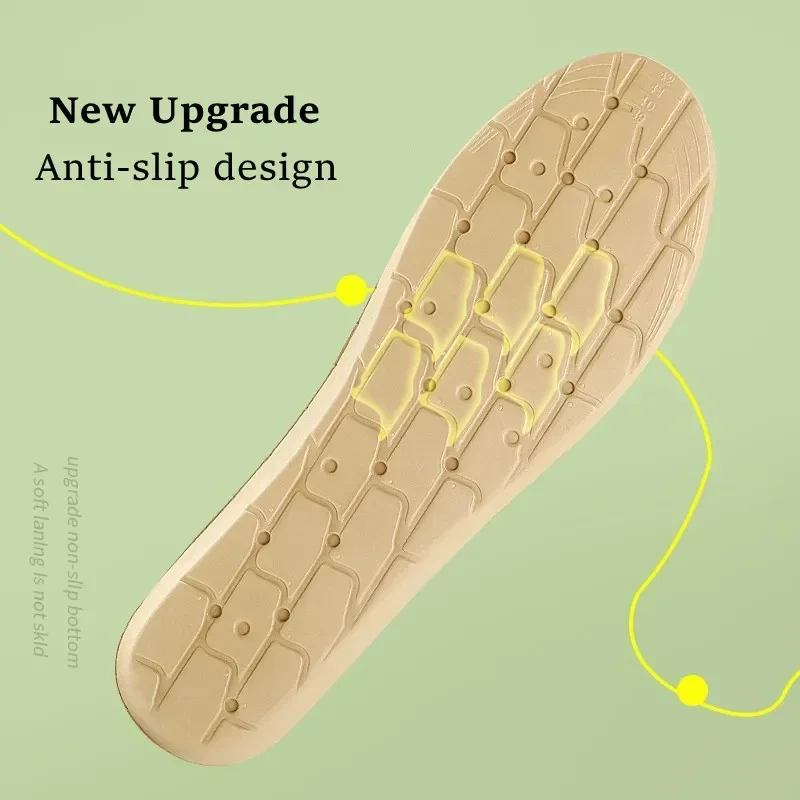 1/2 pair Foot Acupressure Insole Men Women Soft Breathable Sports Cushion Inserts Sweat-absorbing Deodorant Orthopedic Shoe Sole
