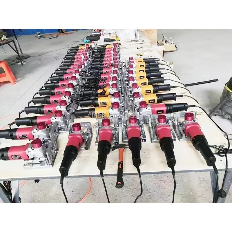 

Portable Lamino slotting machine Wooden joint slot tenoning machine Wood based panel Lamello slotting machine