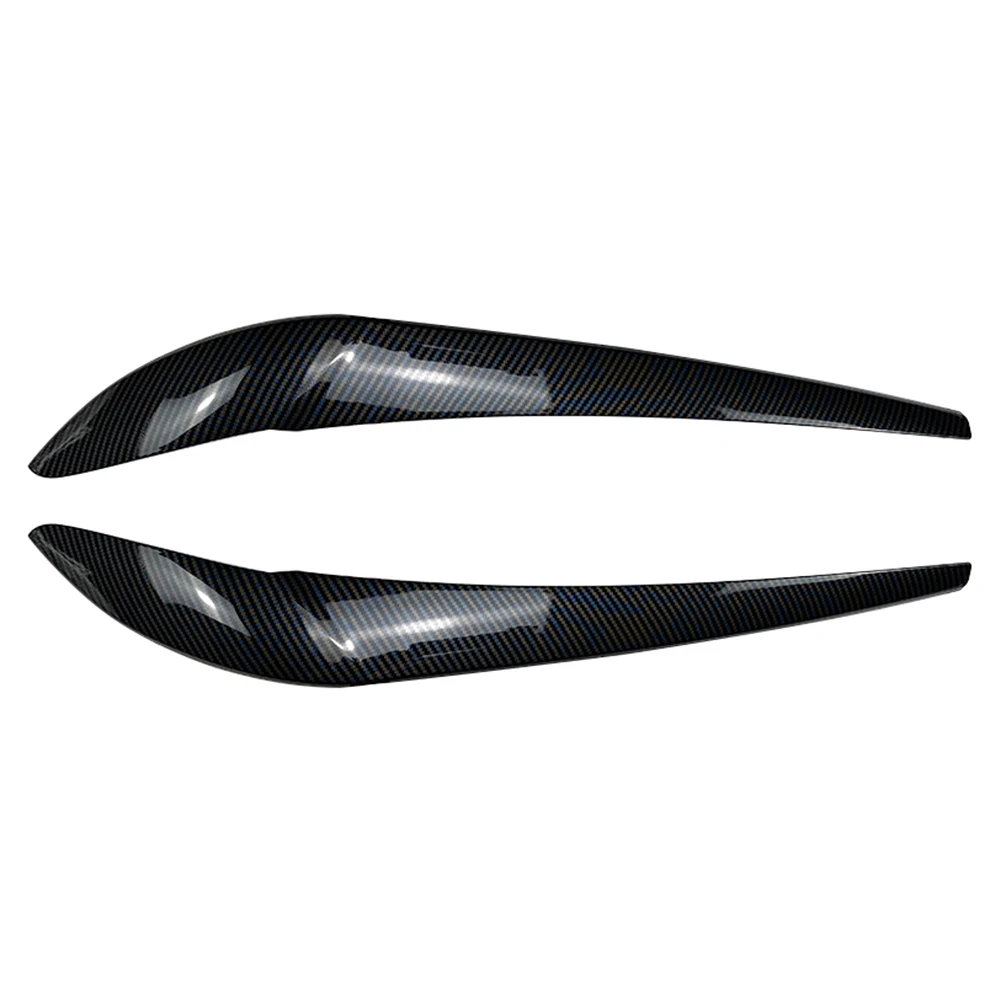 2Pcs Car Front Headlight Eyebrow Eyelid Cover Trim For BMW X3 F25 X4 F26 2014 2015 2016 2017