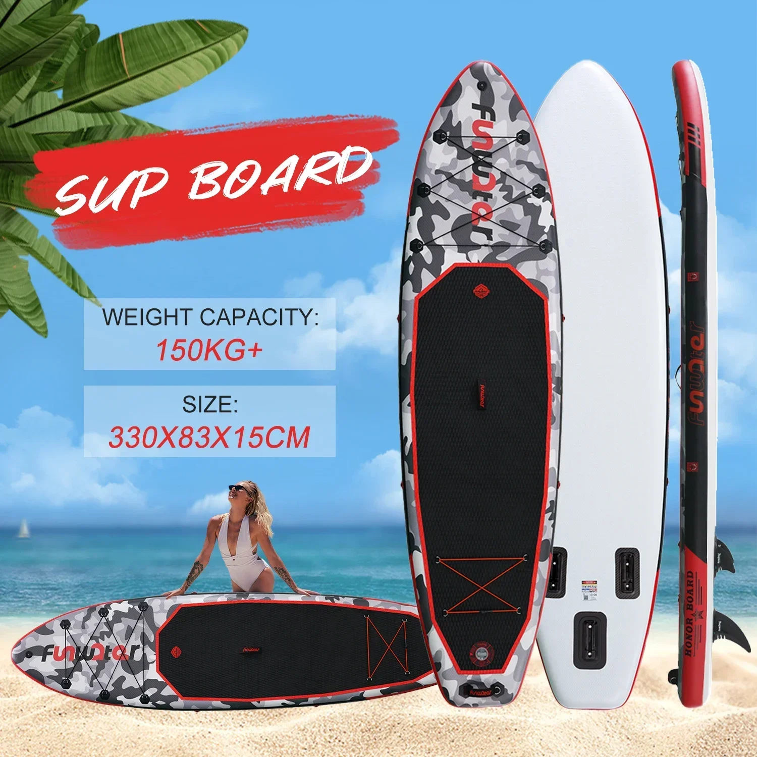 The best-selling OEM designed inflatable standing paddleboard in 2025 is durable and popular for outdoor paddleboards