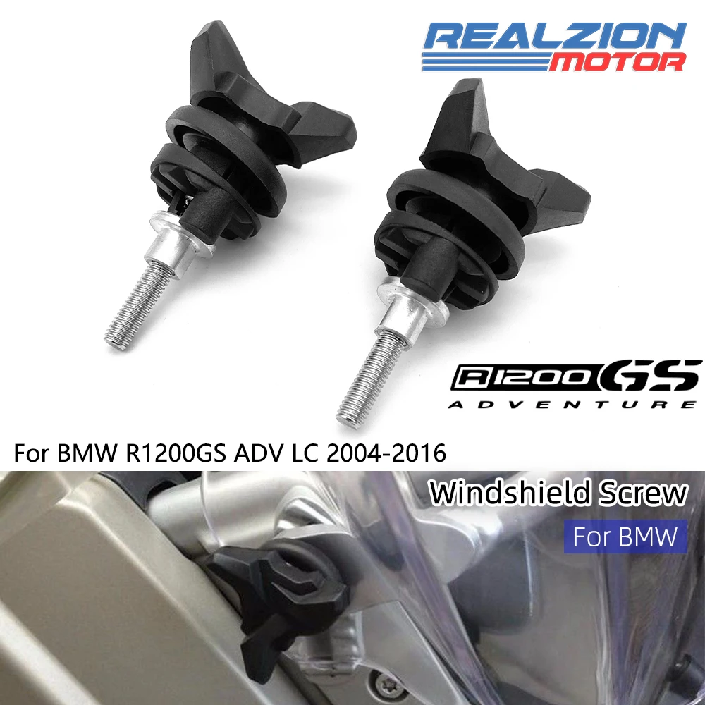 

RZ R1200GS 2016 ADV Windshield Screw Lock Adjustment Screw WindScreen Mount Clip Clamp Bolt for BMW GS1200 R1200 GS 2004-2016