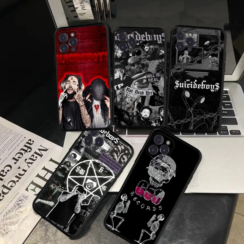 Boys S-Suicideboys G59 Phone Case Silicone Soft For Iphone 15 14 13 12 11 Pro Mini XS MAX 8 7 6 Plus X XS XR Cover