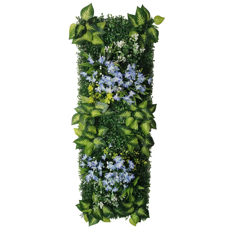 40x120cm Artificial Plant Green Wall Landscape Home Garden Jungle Decor Fake Plants Plastic Lawn Wall Panels Garden Fence Decora