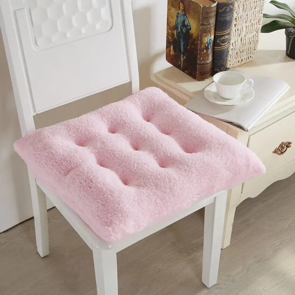 Durable Comfortable Easy to Clean Restaurant Coffee Shop Dining Chair Butt Plush Cushion Square Floor Sit Cushion for Home