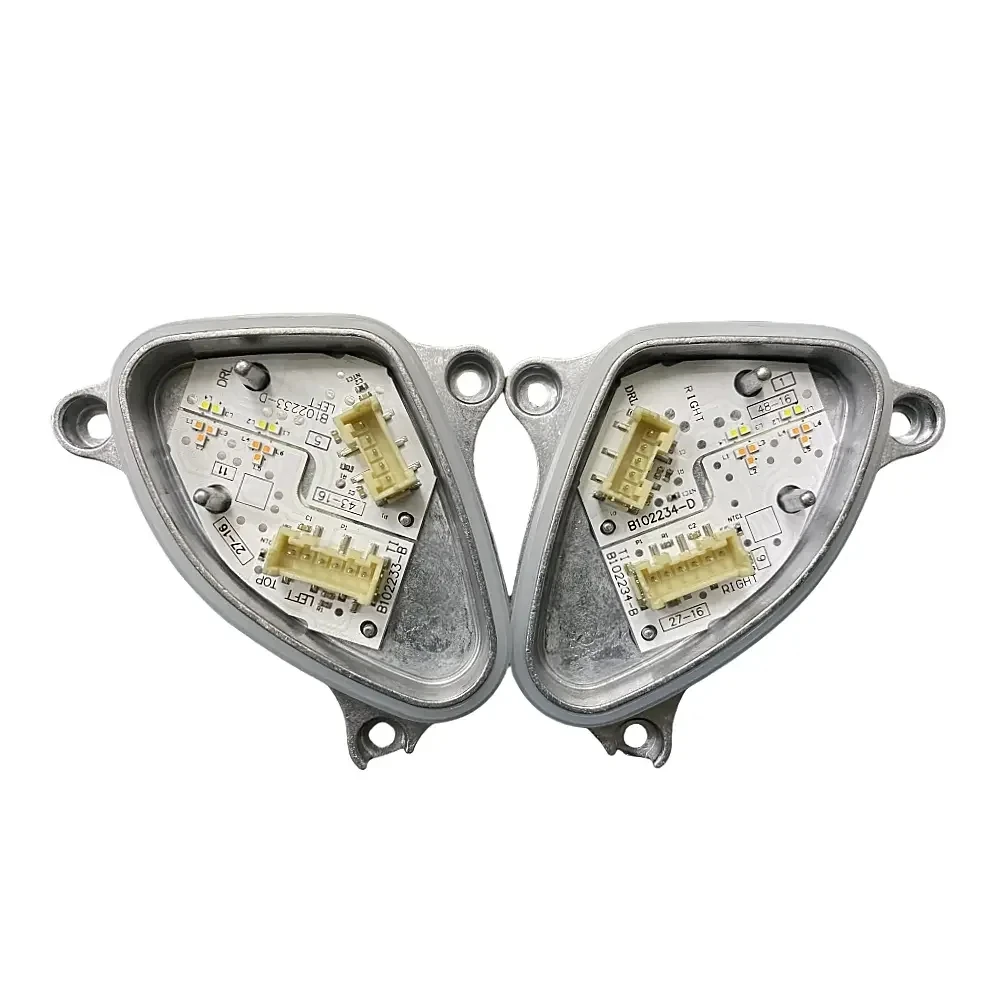 2개 헤드라이트 주간 주행등 모듈 LED 모듈 DRL 모듈 시트 레온 MK3 2017 2018 2019 2020 OE 5F0941475A 5F0941476A