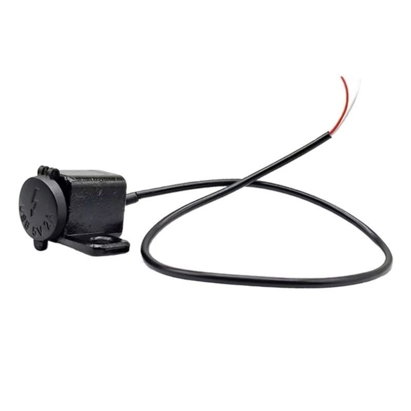 

Dustproof USB Power Adapter ABS Charges For Long Distance Motorcycle Journeys