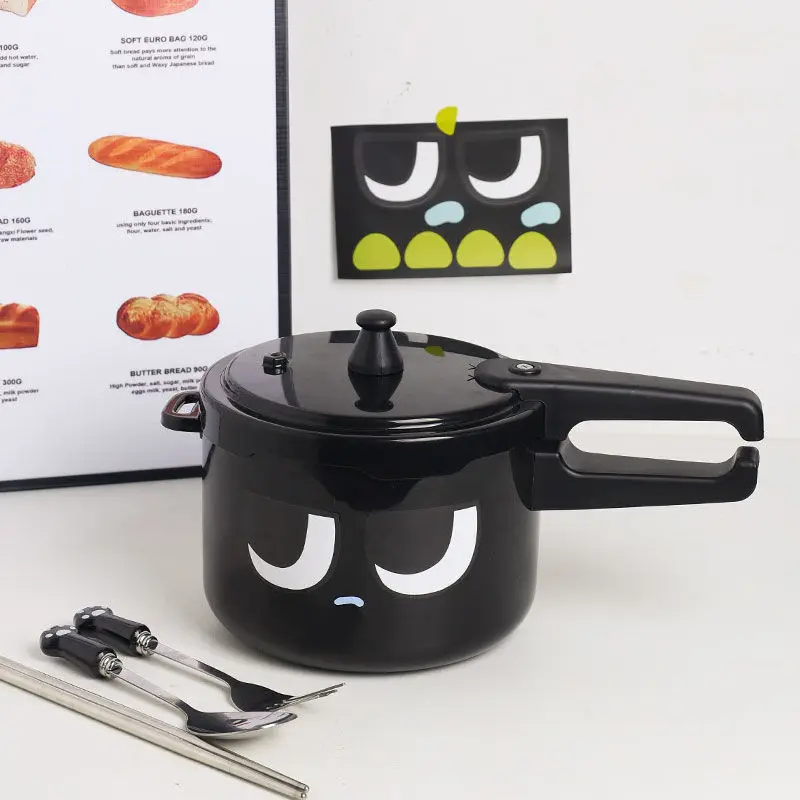 Pressure Cooker 316 Instant Noodle Bowl,Creative Appearance Large Rice Bowl with Lid,Special Students Dormitory Office Workers