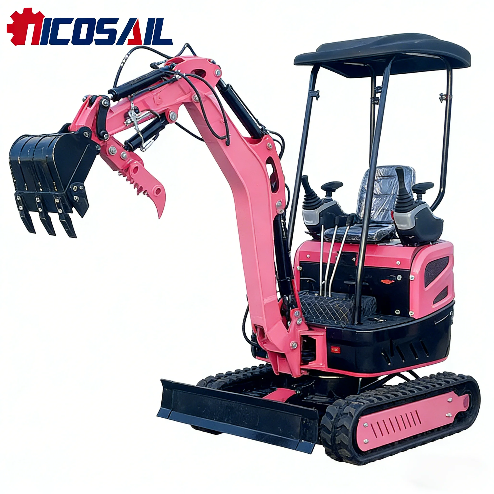 

Mini excavator, 1.5-ton capacity crawler excavator, 1.7-ton small excavator, 2-year warranty