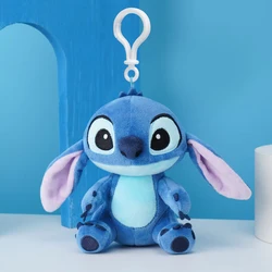 Disney Toy Story Stitch Kawaii Plush Doll Cartoon Stuffed Anime Keychain Pendant Strap Toys Car Keyring Birthday Gift For Kids