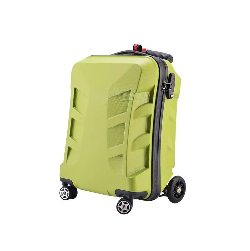 Aluminium-Magnesium Alloy Scooter Luggage Airport Subway Station Luggage Large Capacity Scooter Suitcase For Adults Teens Child