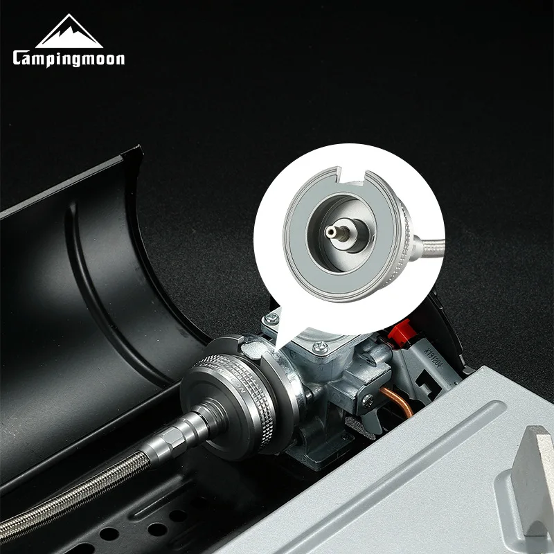CAMPINGMOON Z59-CB Outdoor Camping Supplies Cooking Stoves Accessories Propane Voltage Stabilizer Spin-Card Extension Tube - view 3