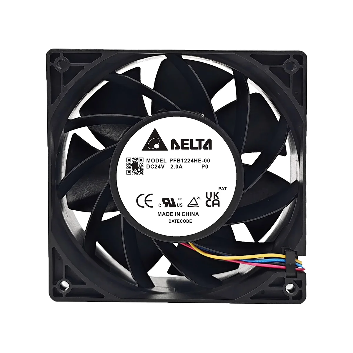 DELTA PFB1224HE-00 DC 12V 2.0A 120x120x38MM 5800RPM ventilador de refrigeración para equipos de energía servidor de PC enfriador de campo automotriz