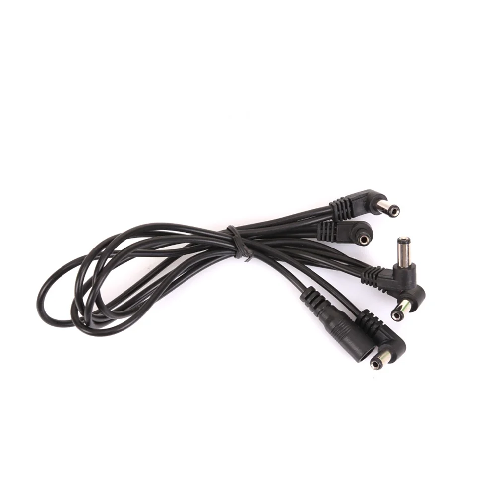 5 Way Right Angle Daisy Chain Cable for Guitars and Basses Effect Pedals power chain power cable