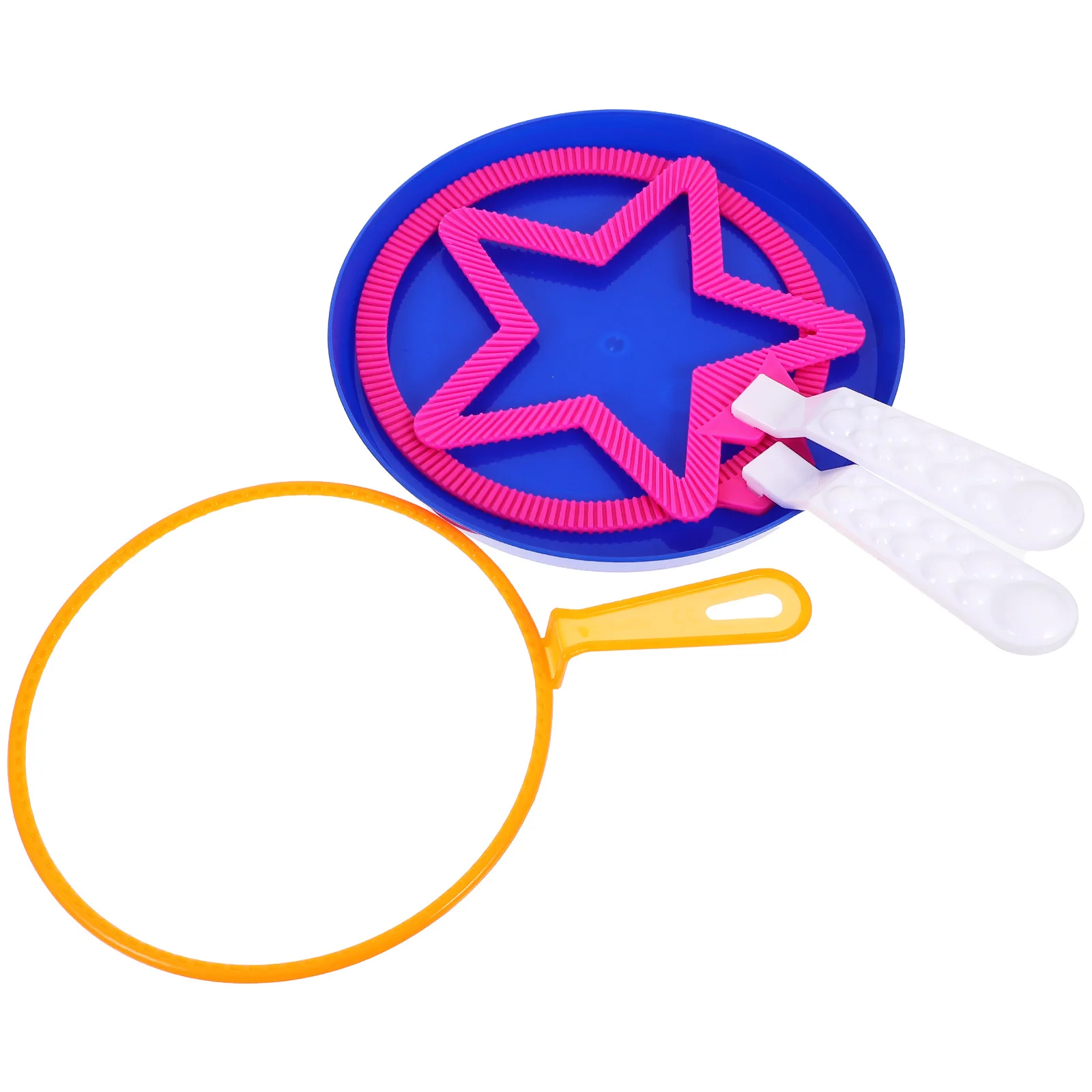 4Pcs Blowing Bubble Maker Set Safe Durable Fun for Family Friends All Seasons Bubble Wand Set Bubbles Maker Party Favors