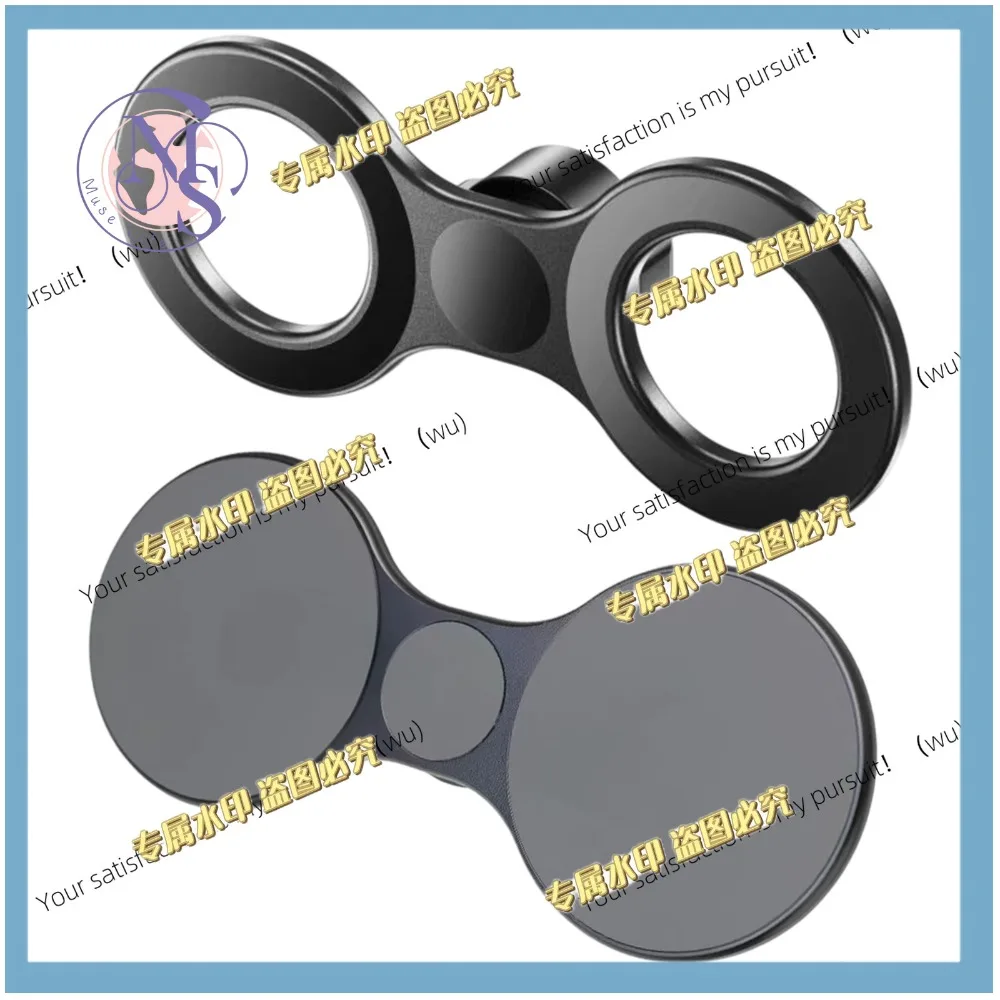 Car double-headed mobile phone holder, multi-functional 17mm spherical gimbal, magnetic bracket