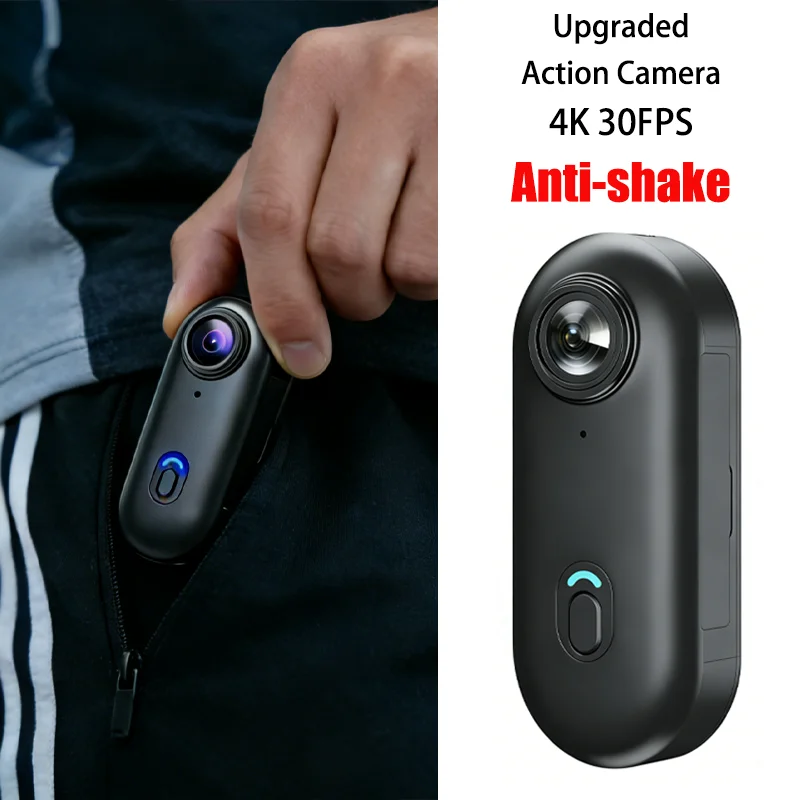 

4K Anti Shake Action Camera EIS Waterproof POV Pocket Cam WiFi Cam Sports Vlog Motorcycle Bike Adventure Outdoor Video Recorder