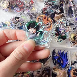 My Hero Academia Cartoon Anime Cute Midoriya Izuku Acrylic Double Sided Sheet Handmade DIY Transparent Accessories Small Patch