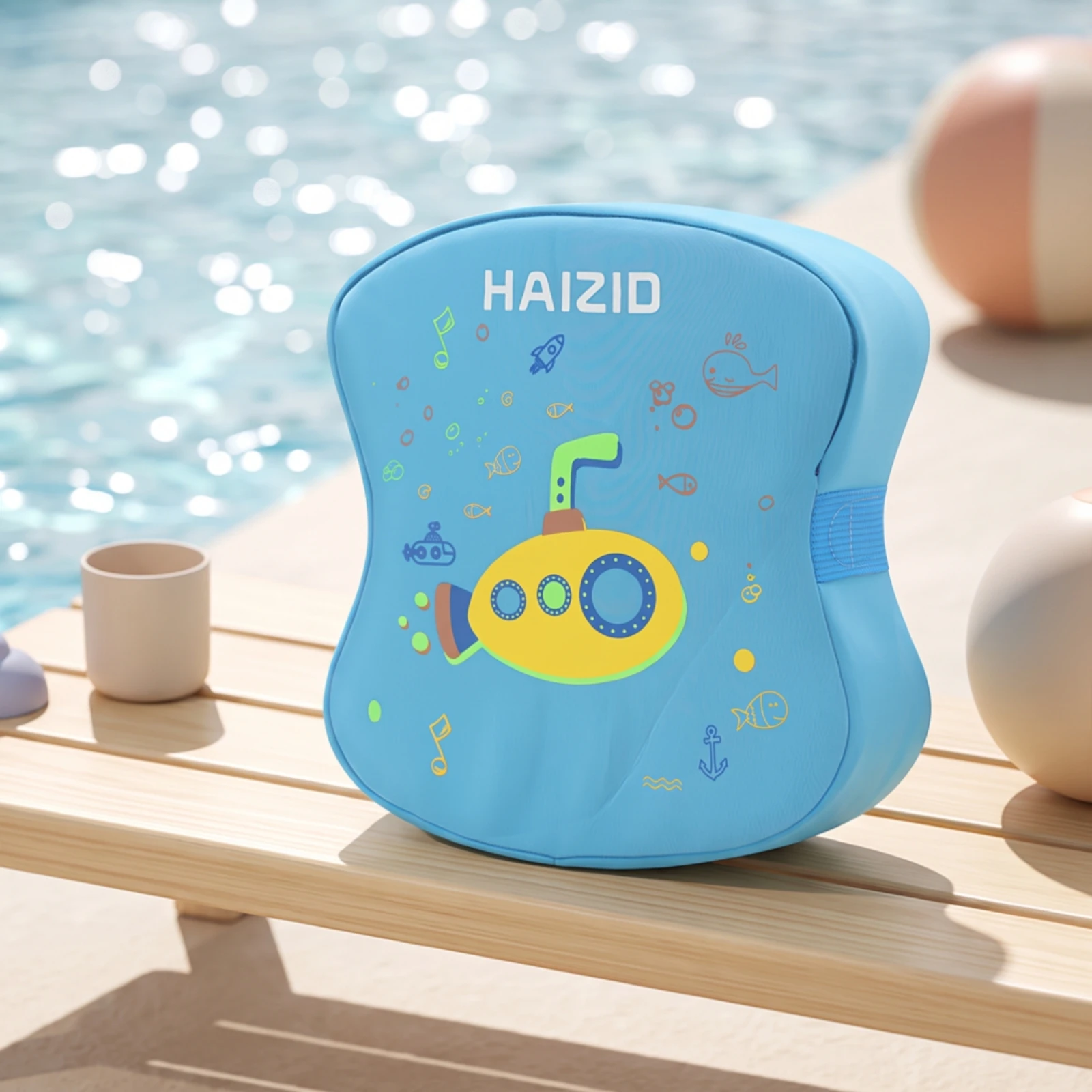 Swimming Flotation Aid Buoyant Wearable Swim Aid Floatation Device Secure Training Buoyancy Aid Comfortable for Children, Pool