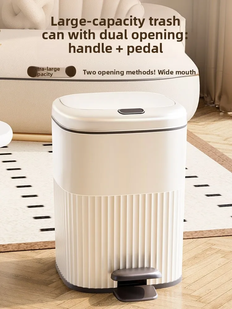 

Большая ножная педаль Capaci Tra Can 2024, новая домашняя кухня, батоом, высокое эстетическое значение с крышкой, мусорное ведро для гостиной, туалета