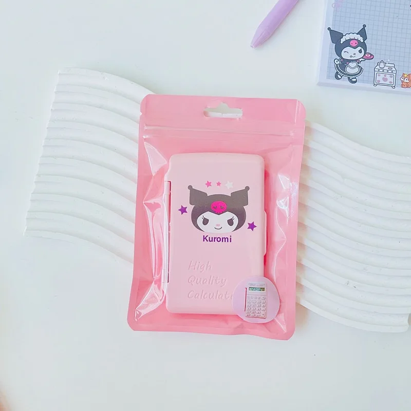 Sanrio Hello Kitty Melody kalkulatory Cartoon kreatywne artykuły papiernicze dla uczniów narzędzie do księgowania Mini przenośne biurowe artykuły szkolne